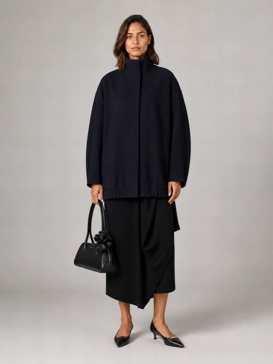 Dries Van Noten Virgin Wool Oversized Coat