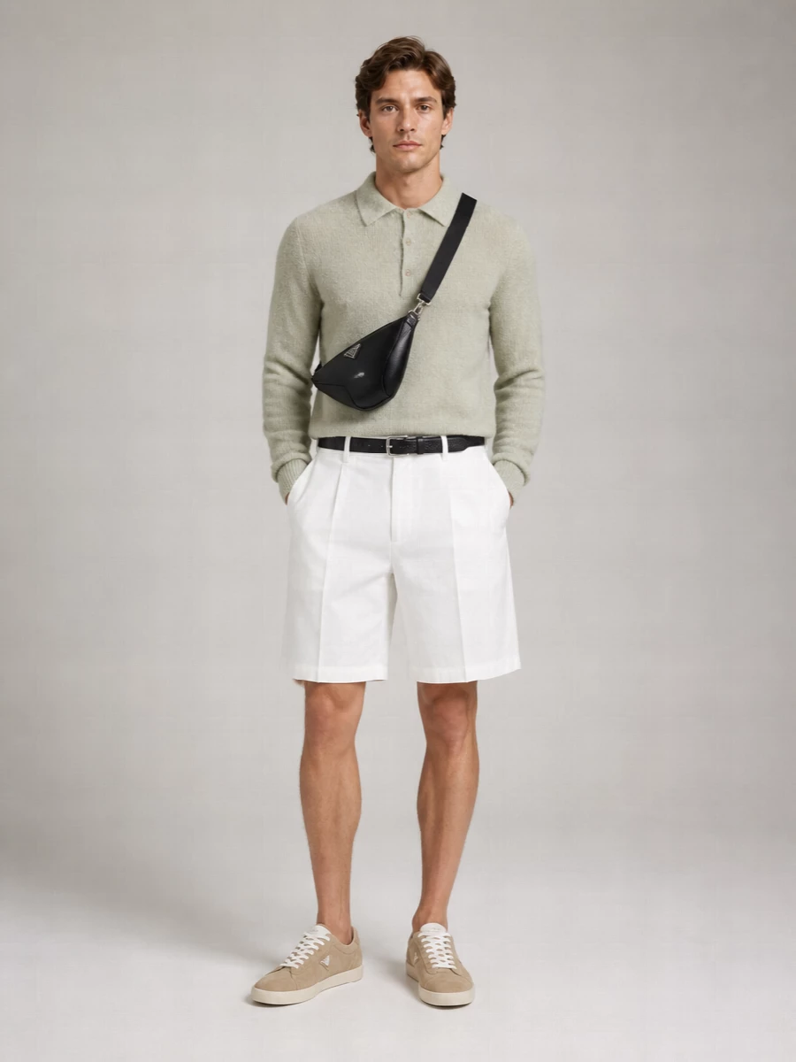 Auralee Straight-Leg Tailored Shorts