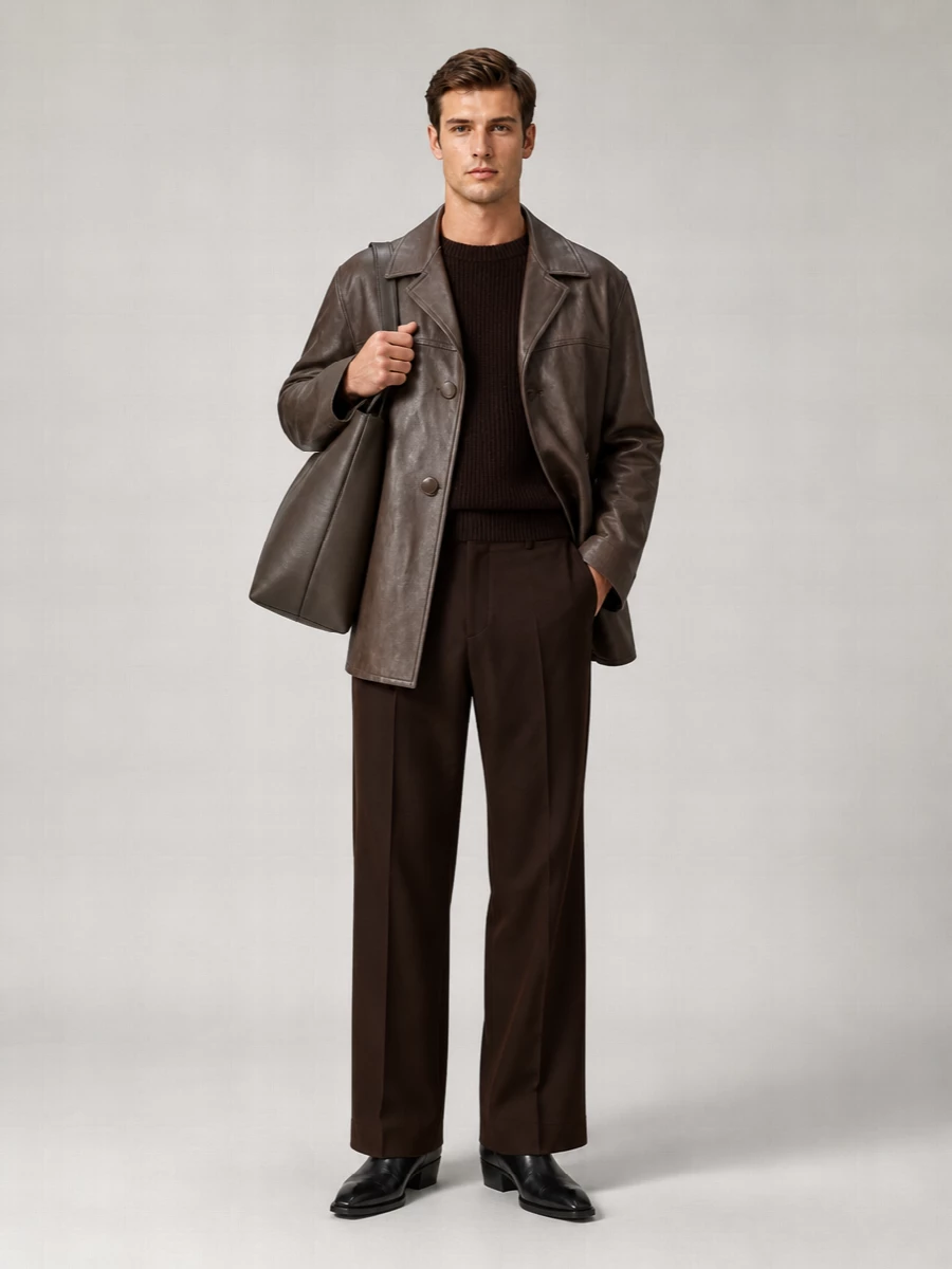 Saint Laurent Leather Shoulder Bag