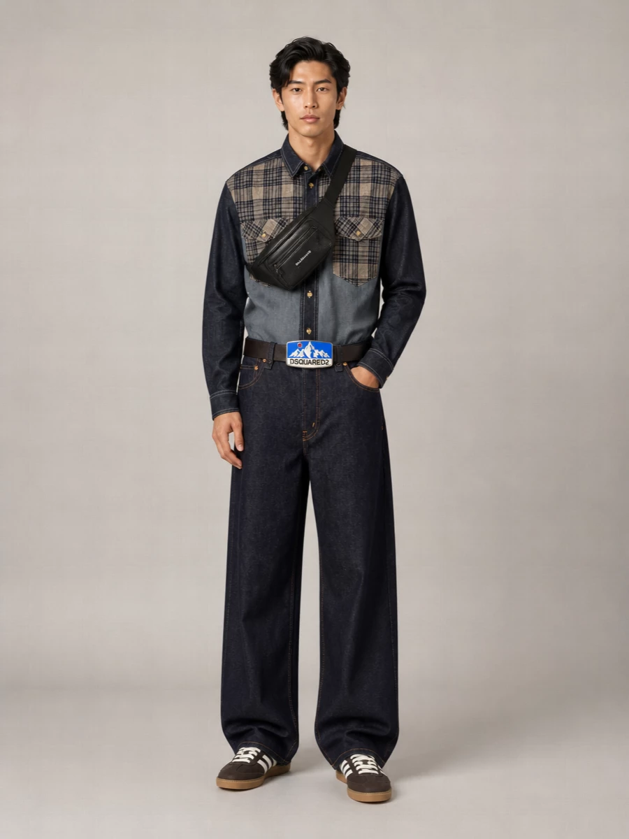 Balenciaga Lambskin Belt Bag