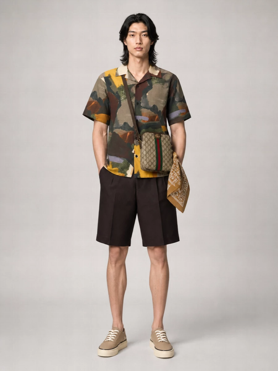Jw Anderson Organic Cotton Printed Shirt