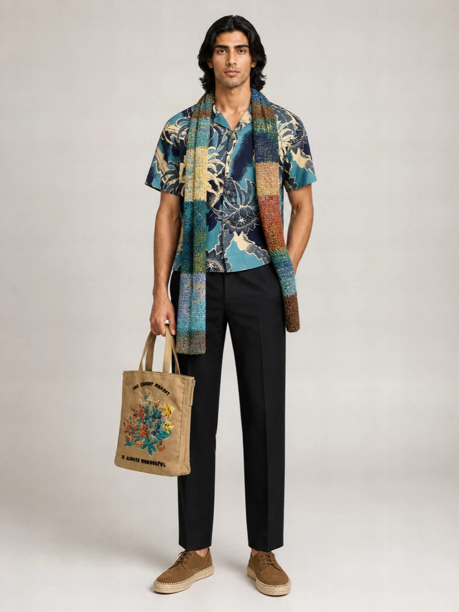 Jw Anderson Viscose Printed Shirt