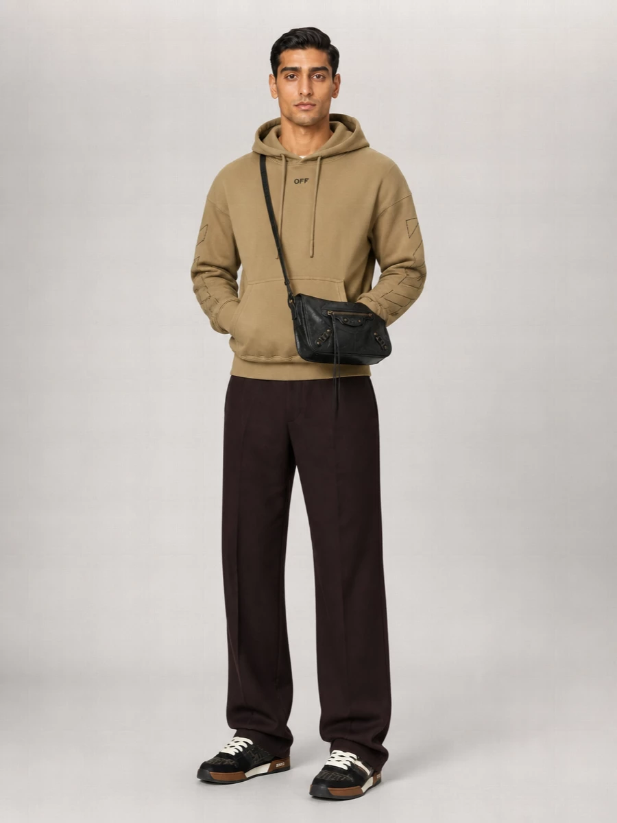 Fendi Jacquard Low-Top Sneakers