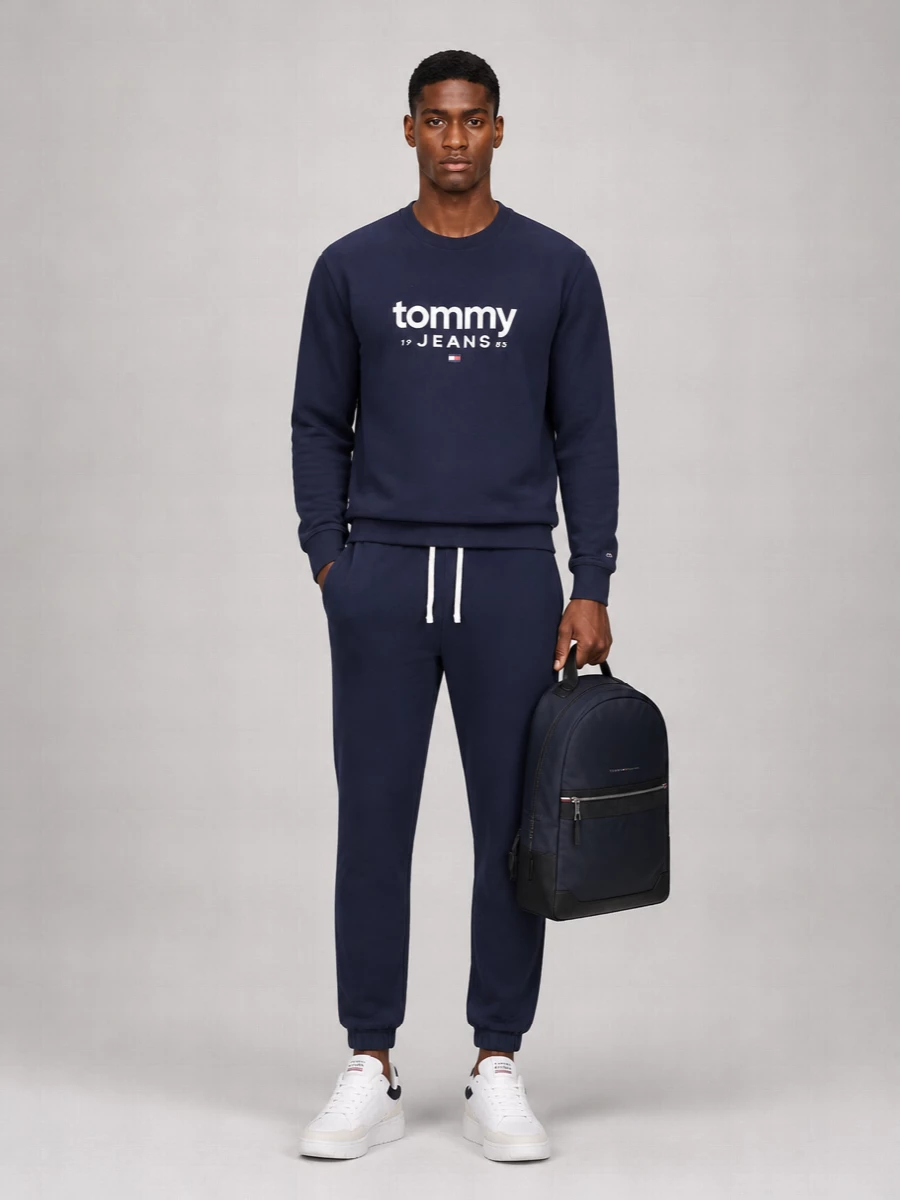 Tommy Hilfiger Leather Low-Top Sneakers