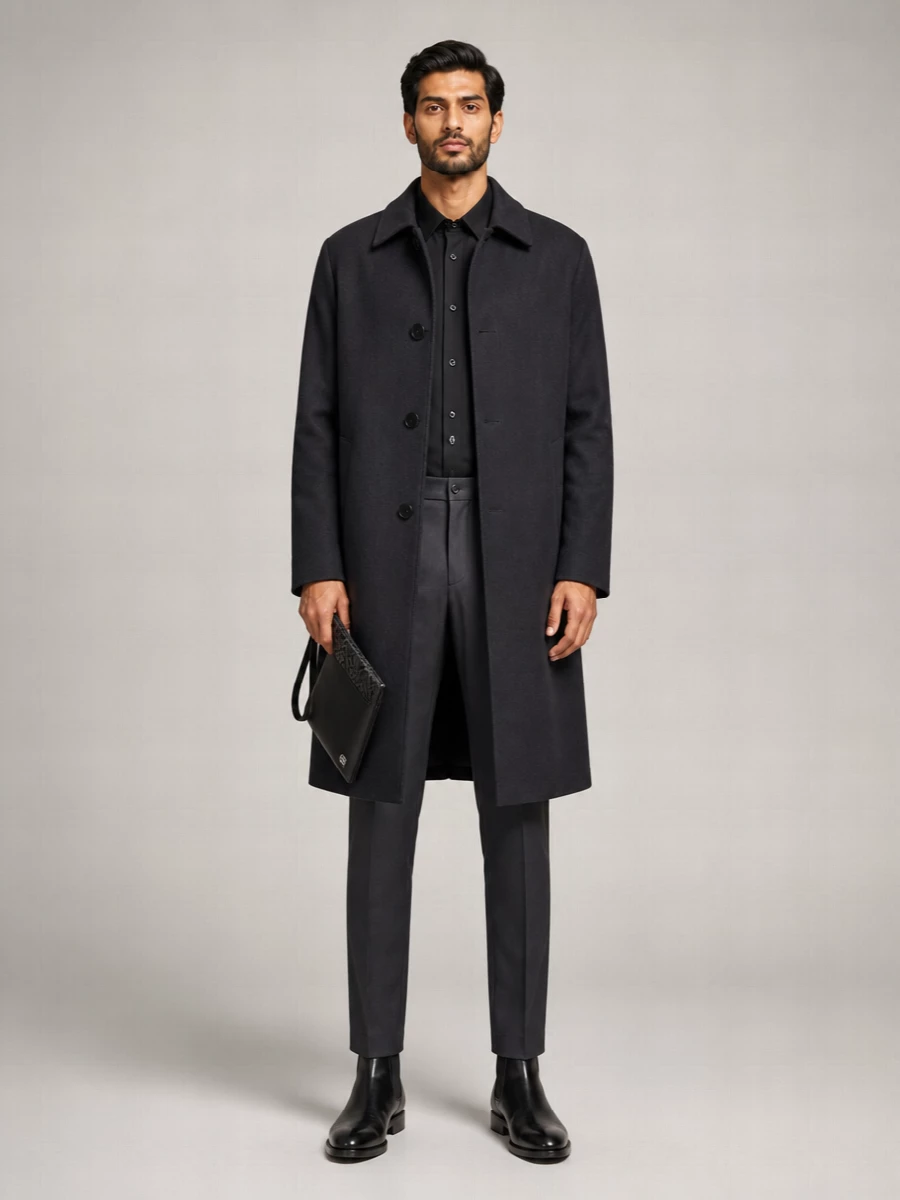 Fendi Single Breasted Coat