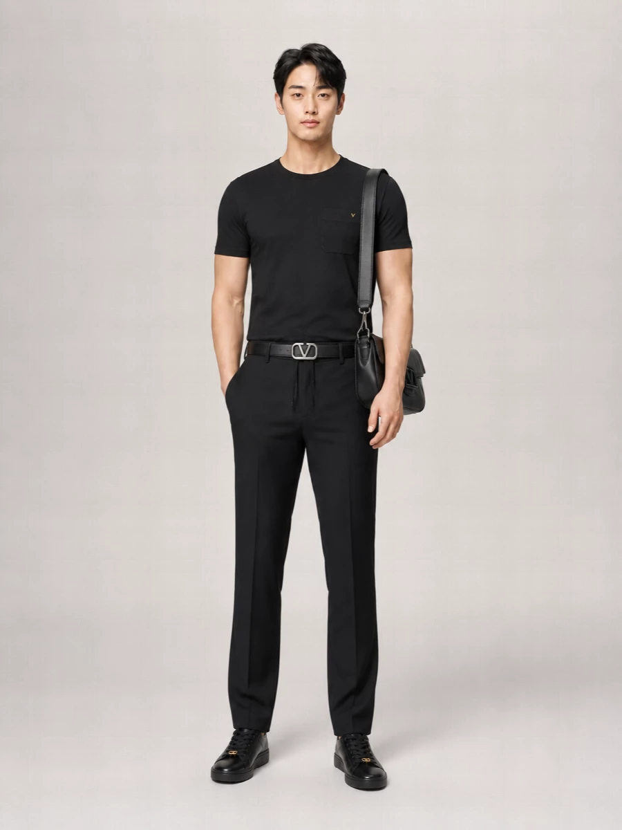 Valentino Cotton Crew-Neck T-Shirt