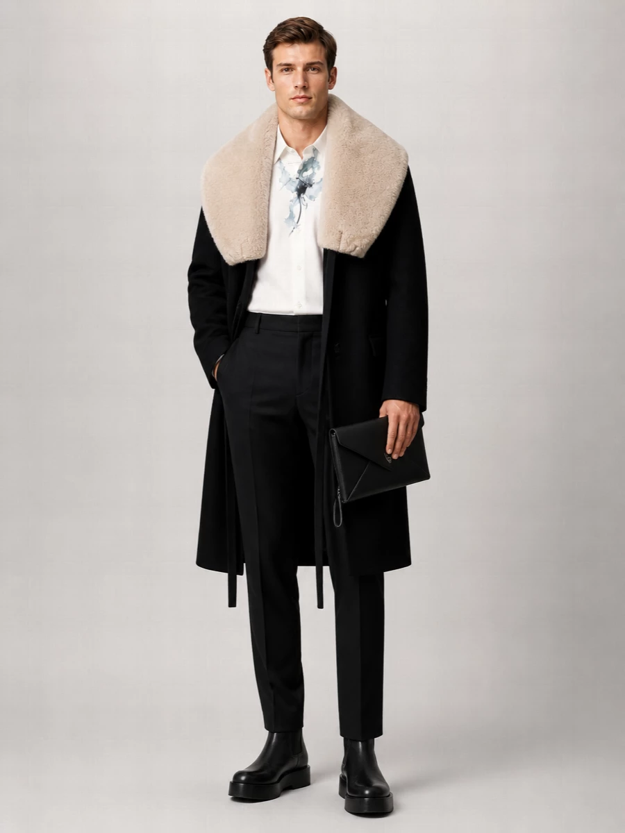 Dries Van Noten Wool Coat