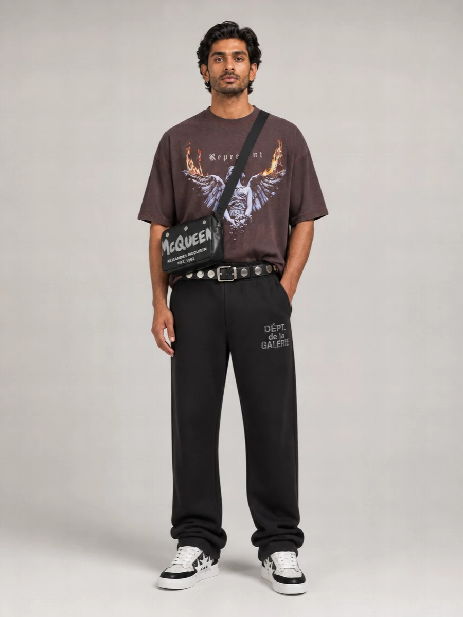 Represent Living Legacy Relaxed-Fit Organic Cotton-Hemp T-Shirt