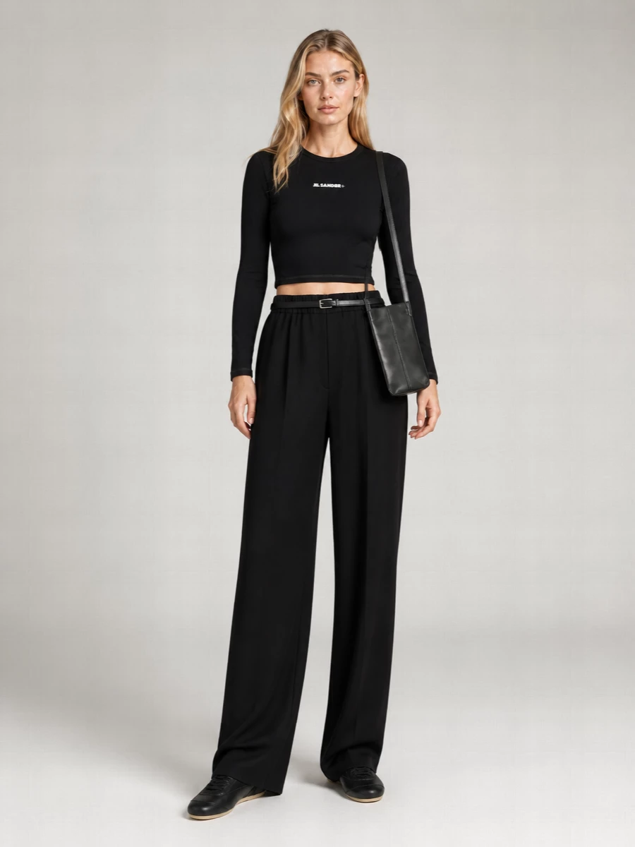 Jil Sander Cropped Slim-Fit Top