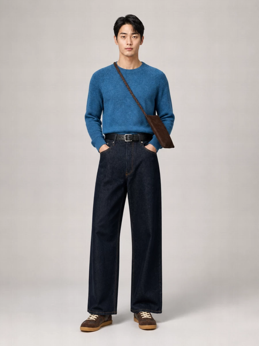 Dries Van Noten Denim Straight-Leg Jeans