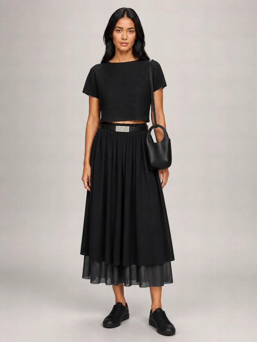 Comme des Garçons midi full skirt