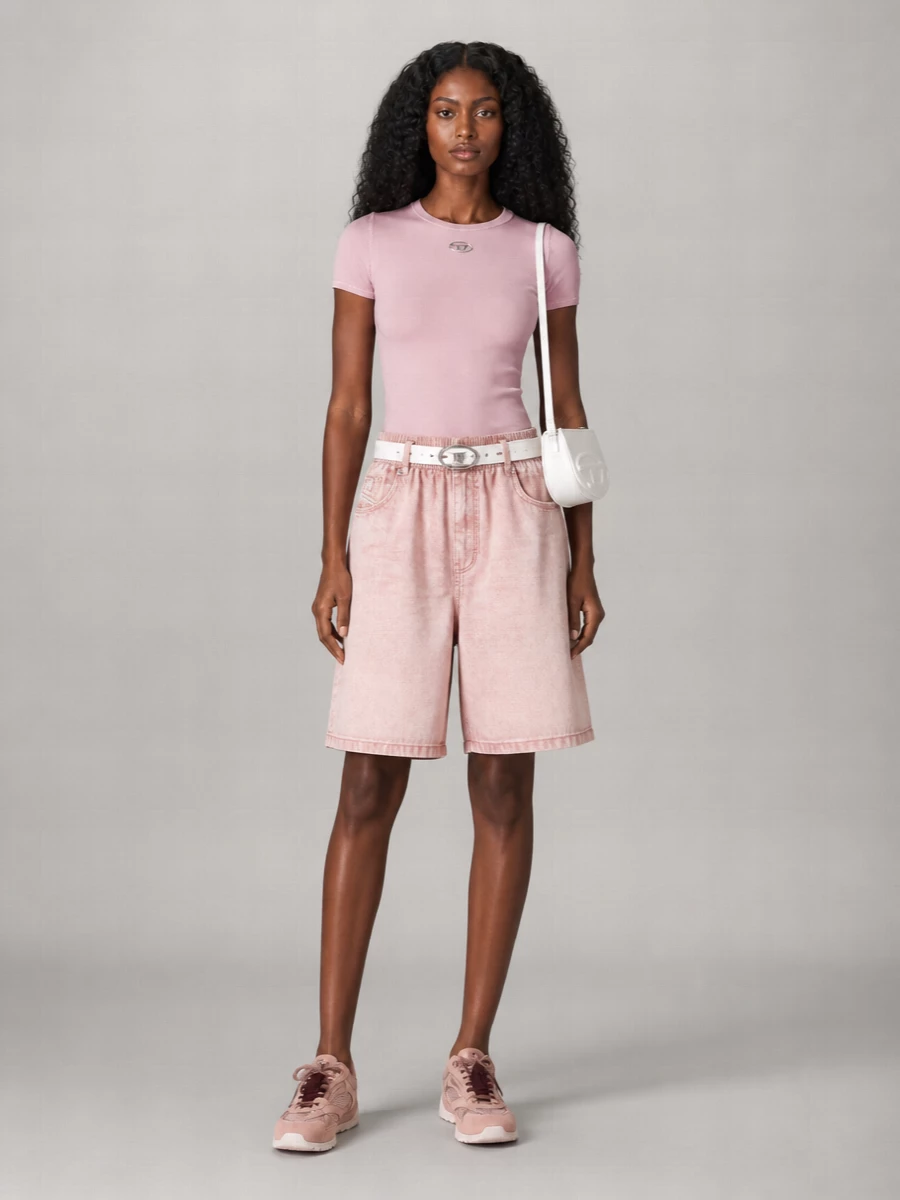 Pinko Leather Mesh Low-Top Sneakers