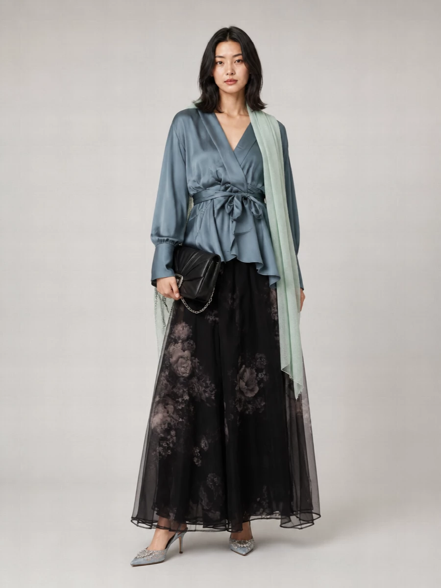 Zimmermann Silk Wrap Blouse