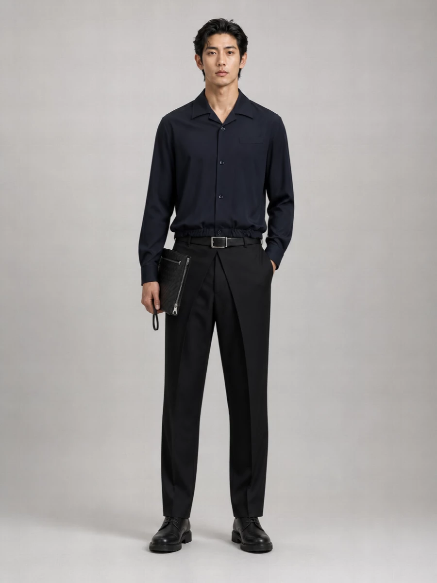 Givenchy Wool Mohair Regular-Fit Trousers
