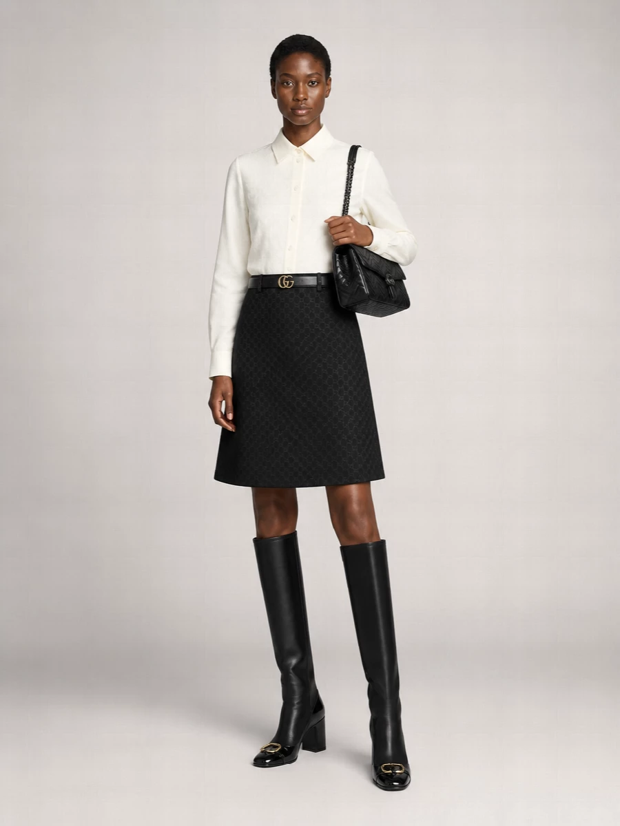 Gucci A-Line Skirt