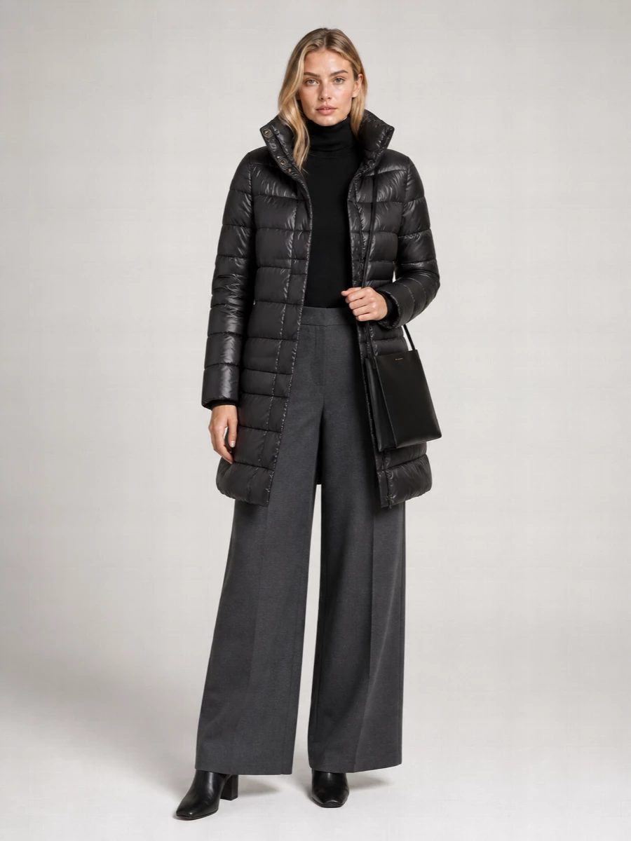 Herno Down Quilted Midi Puffer Jacket
