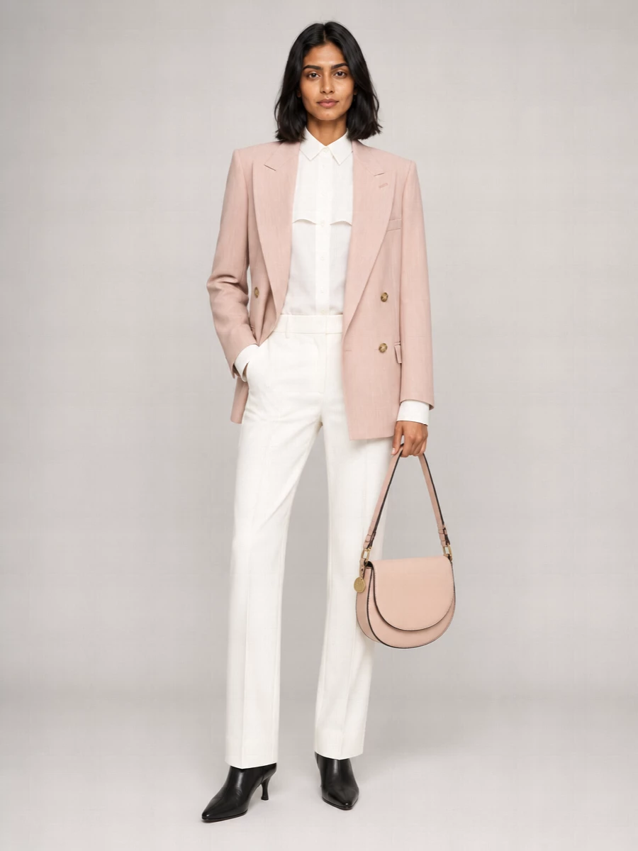 Stella Mccartney Wool Double-Breasted Blazer