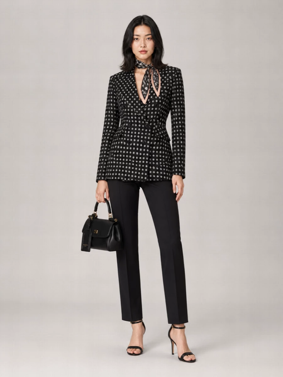 Ermanno Scervino Silk Printed Blazer