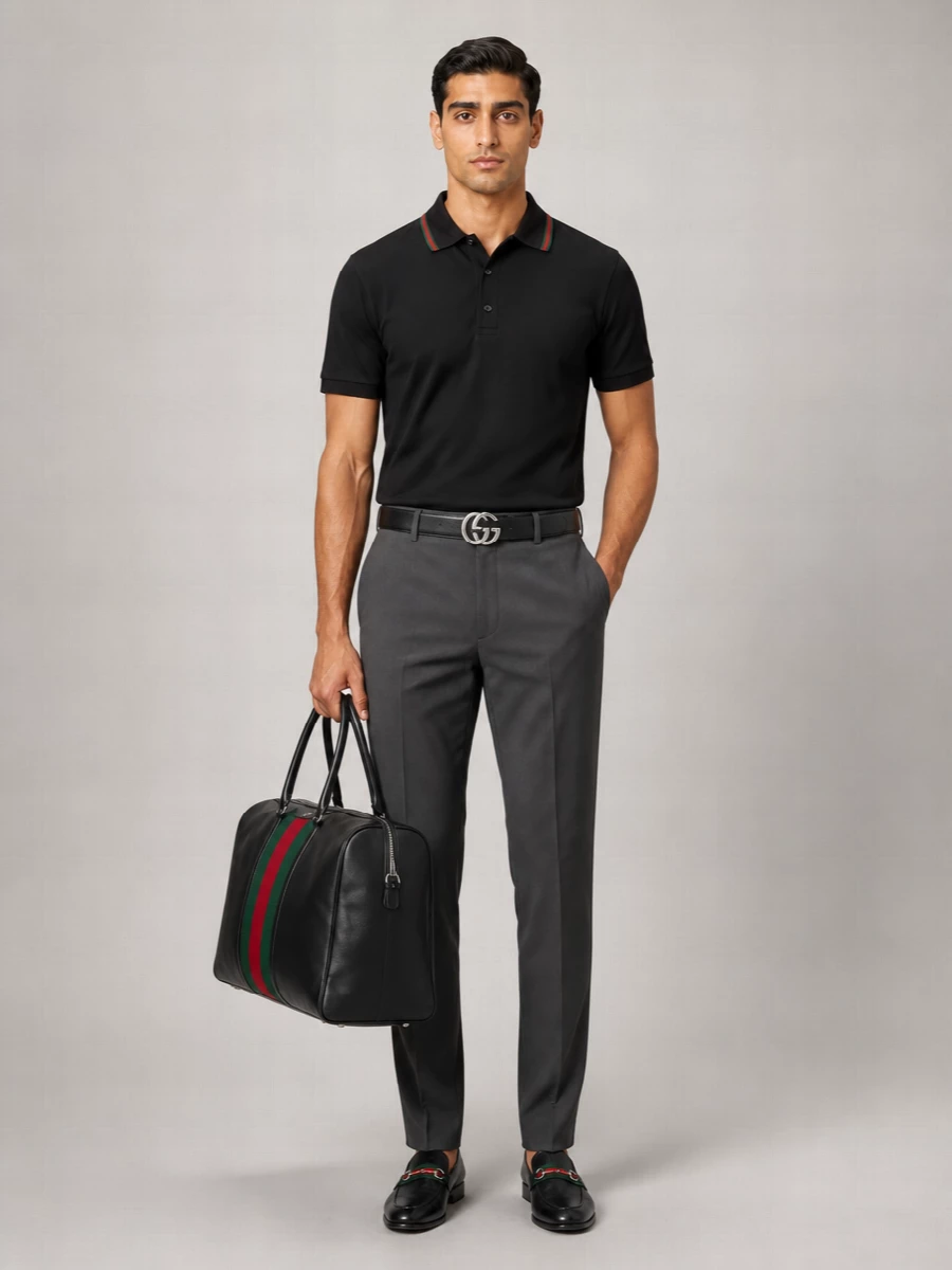 Gucci Leather Como Loafers
