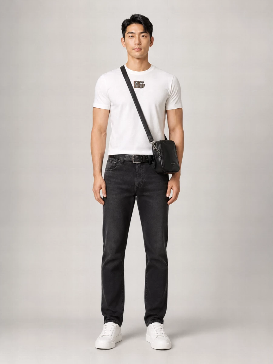Dolce&Gabbana Leather Low-Top Sneakers
