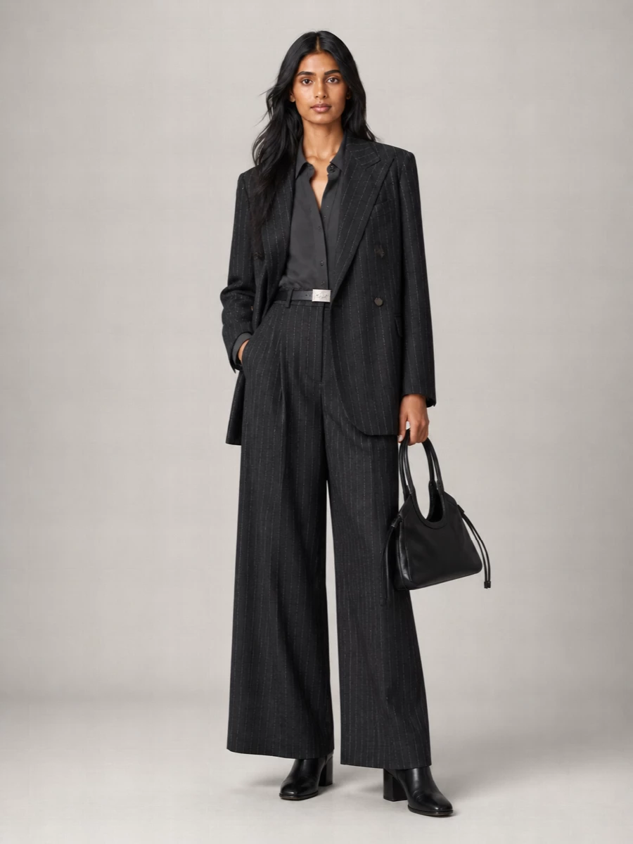 Mm6 Maison Margiela pinstriped suit trousers