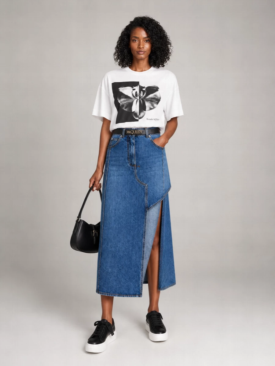 Alexander Mcqueen Leather Platform Sneakers