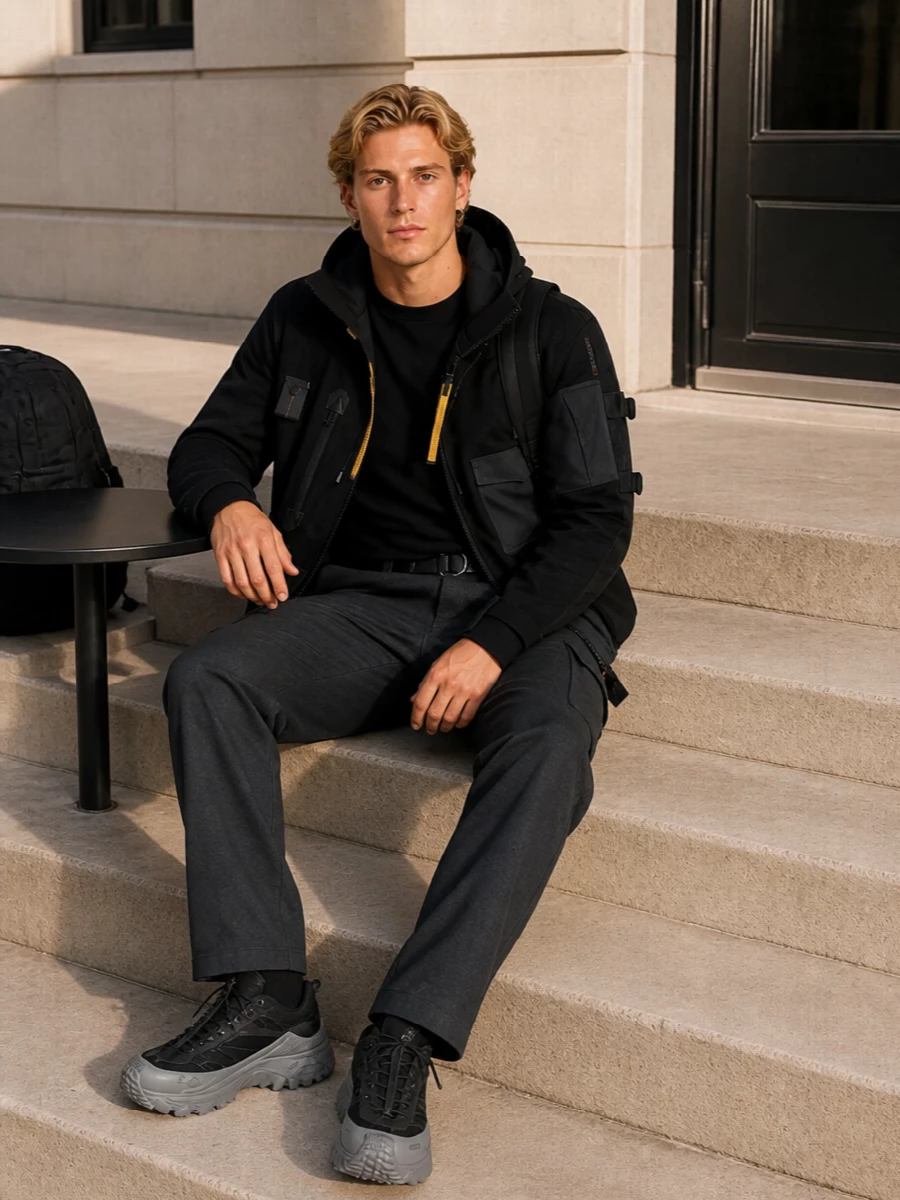 Parajumpers jacket prada cargo moncler sneakers