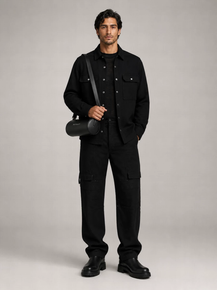 Rick Owens Virgin Wool Single-Breasted Coat