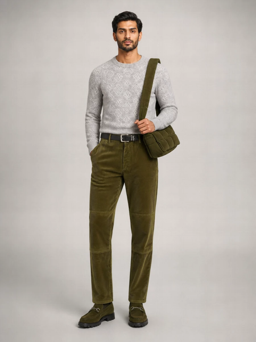 Moncler Cotton Straight-Leg Trousers