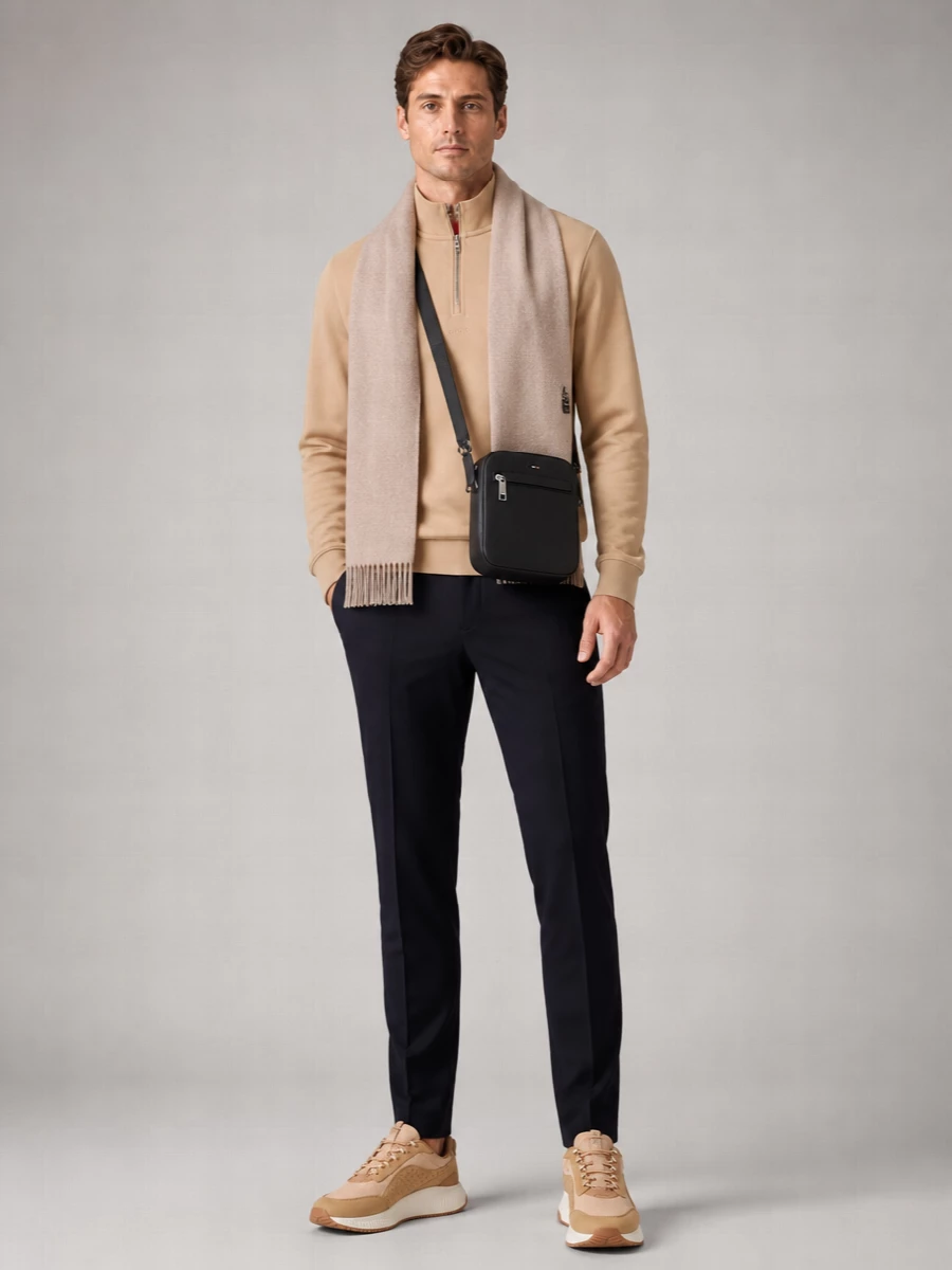 Boss Zip Collar Sweater