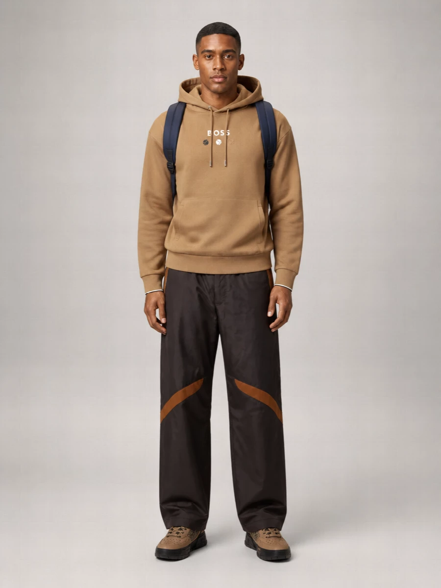 Moncler Nylon Wide-Leg Trousers