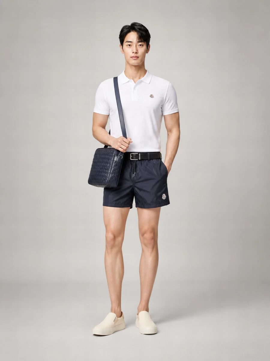 Moncler Polyamide Swim Shorts
