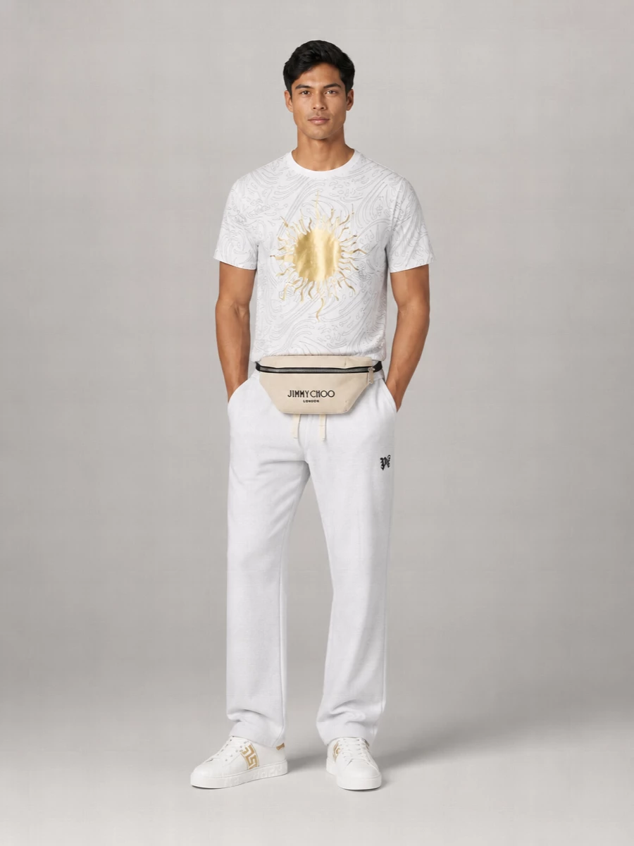 Jimmy Choo Canvas Belt Bag