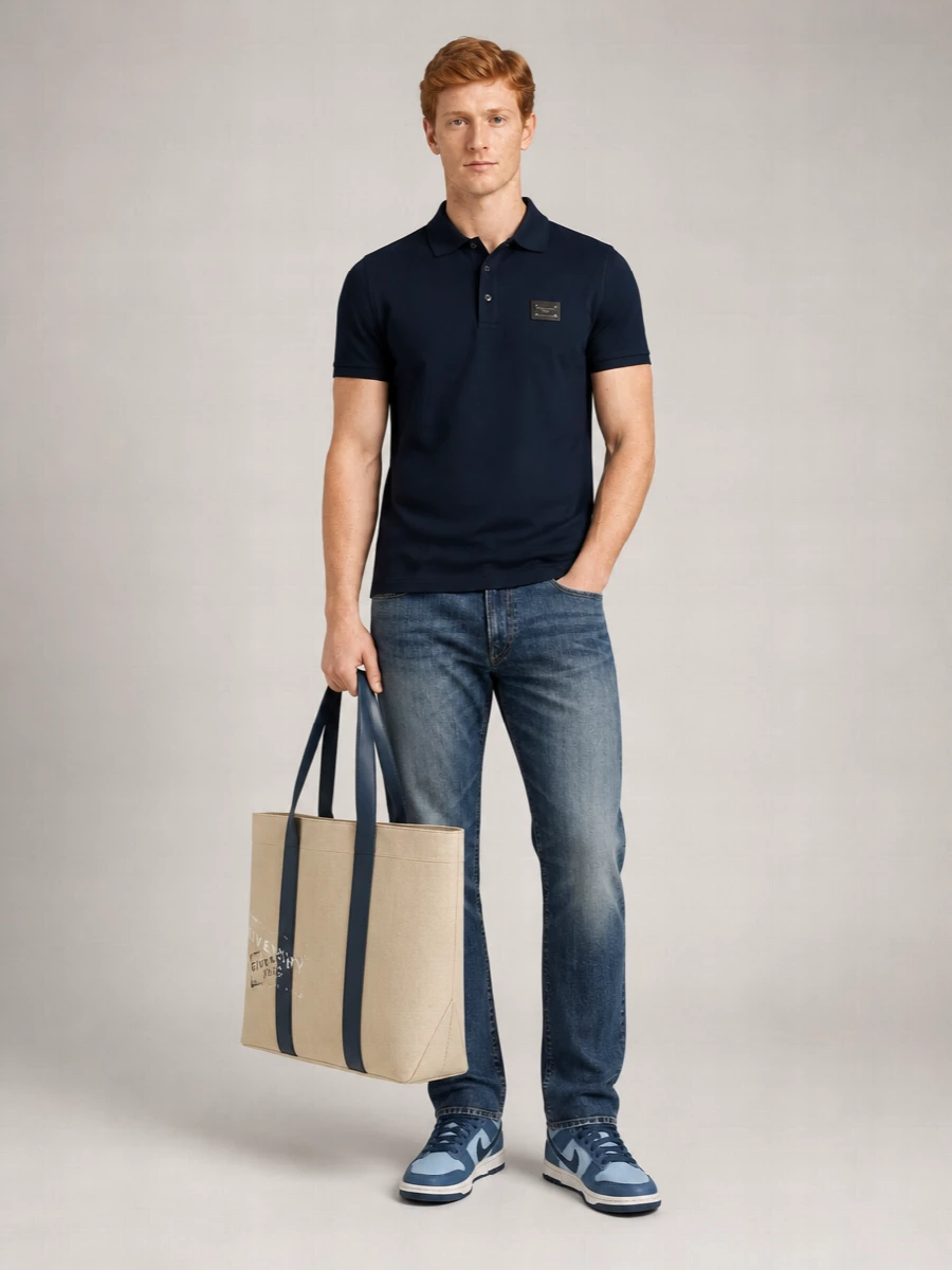 Polo Ralph Lauren Straight Leg Trousers Faded Effect