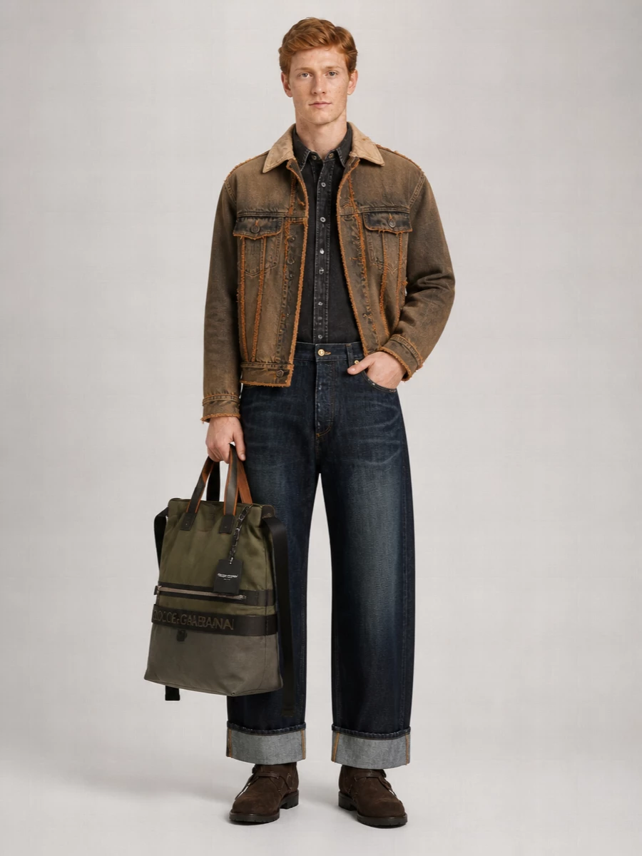 Dolce&Gabbana Paneled Denim Jacket