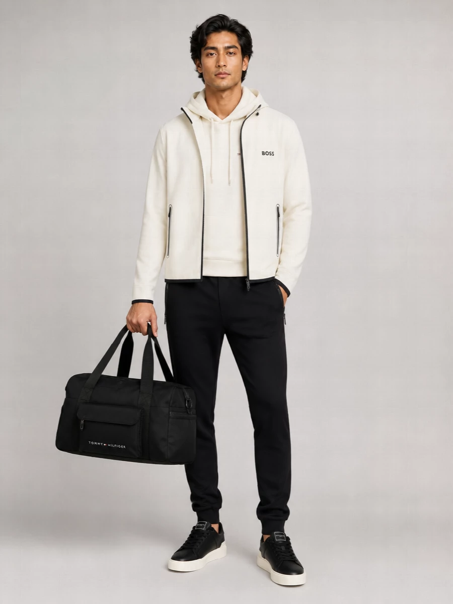 Balmain Calfskin Leather Low-Top Sneakers