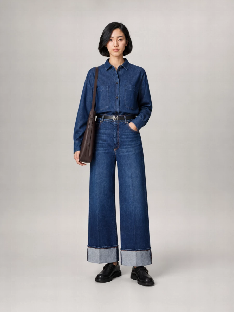 S Max Mara Denim Shirt