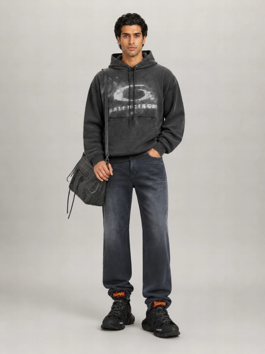 Balenciaga Cotton Oversized Hoodie