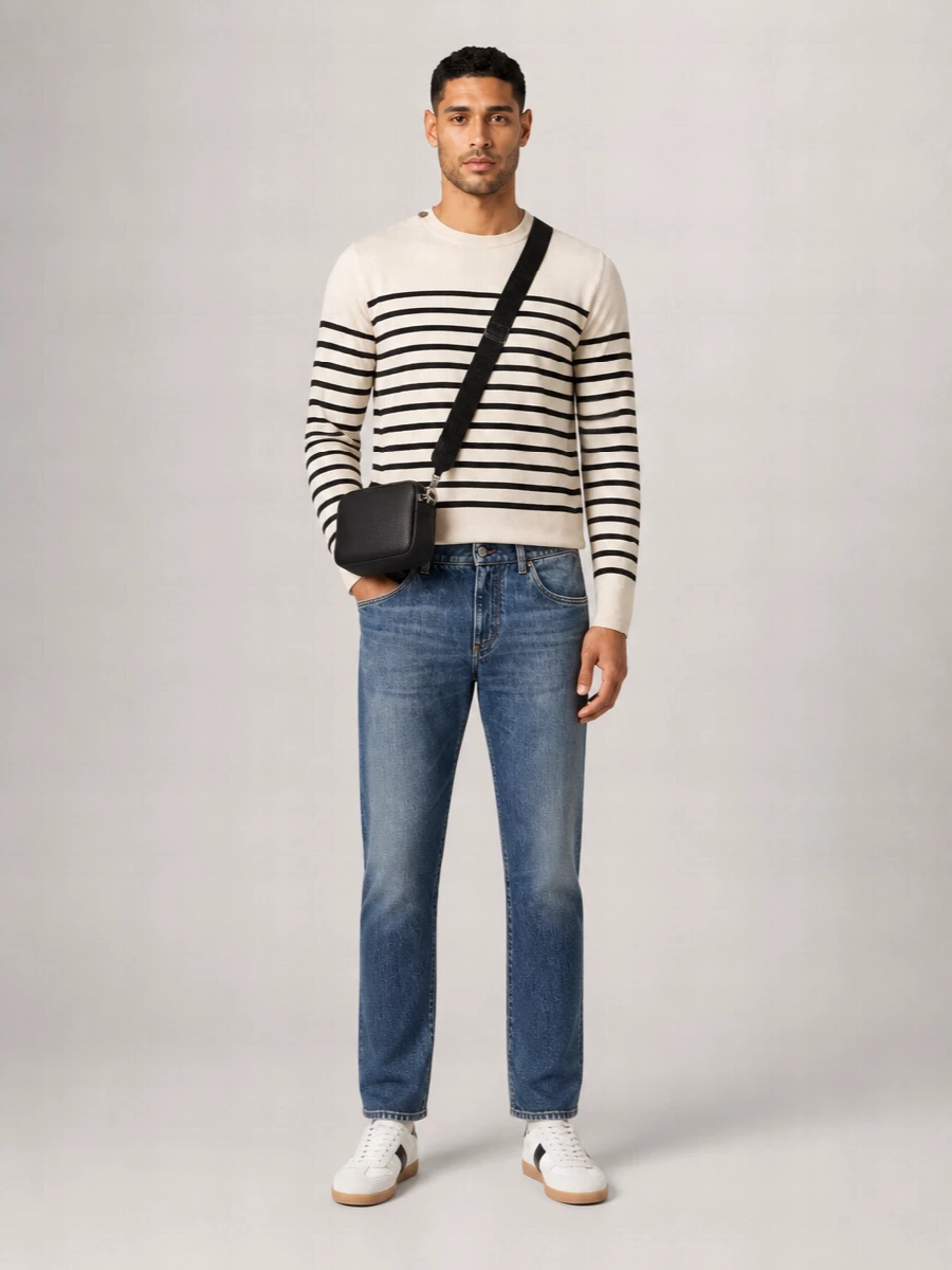 Tom Ford Leather Low-Top Sneakers