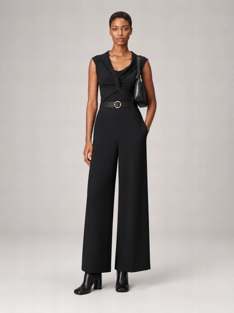 Maison Margiela Asymmetric Draped Long-Sleeve Top