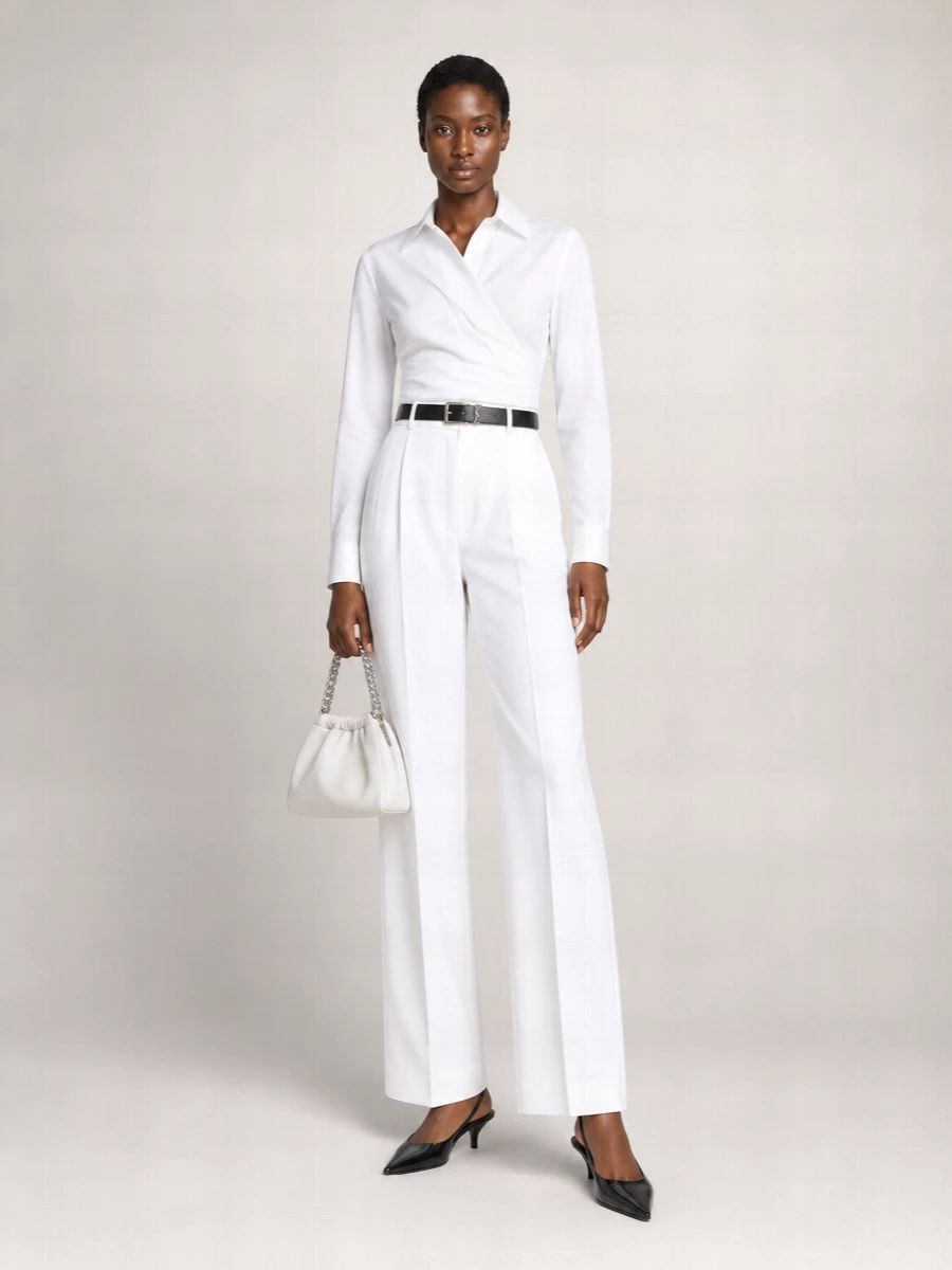Sportmax Cotton Knot-Front Shirt