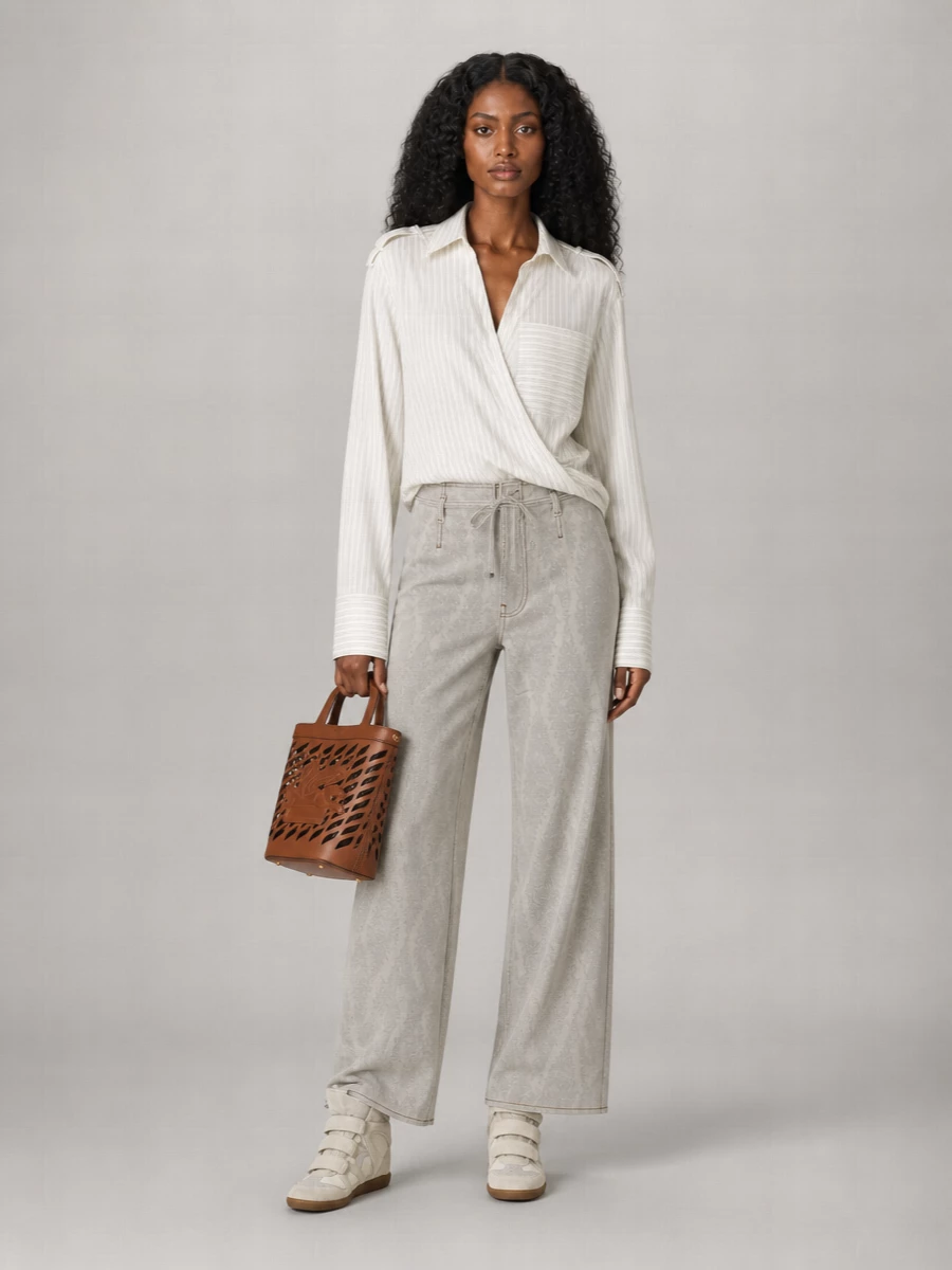 Etro Essential Leather Bucket Bag