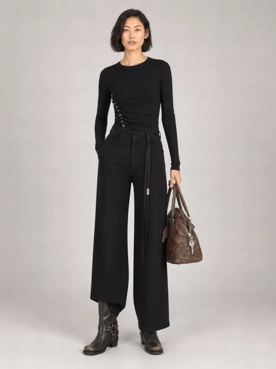 Maison Margiela Na Na Leather Shoulder Bag