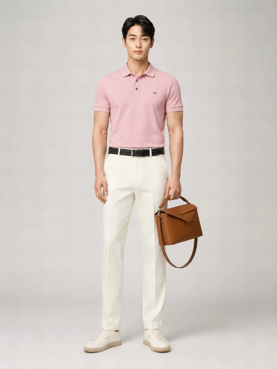 Prada Cotton Piqué Short-Sleeve Polo Shirt