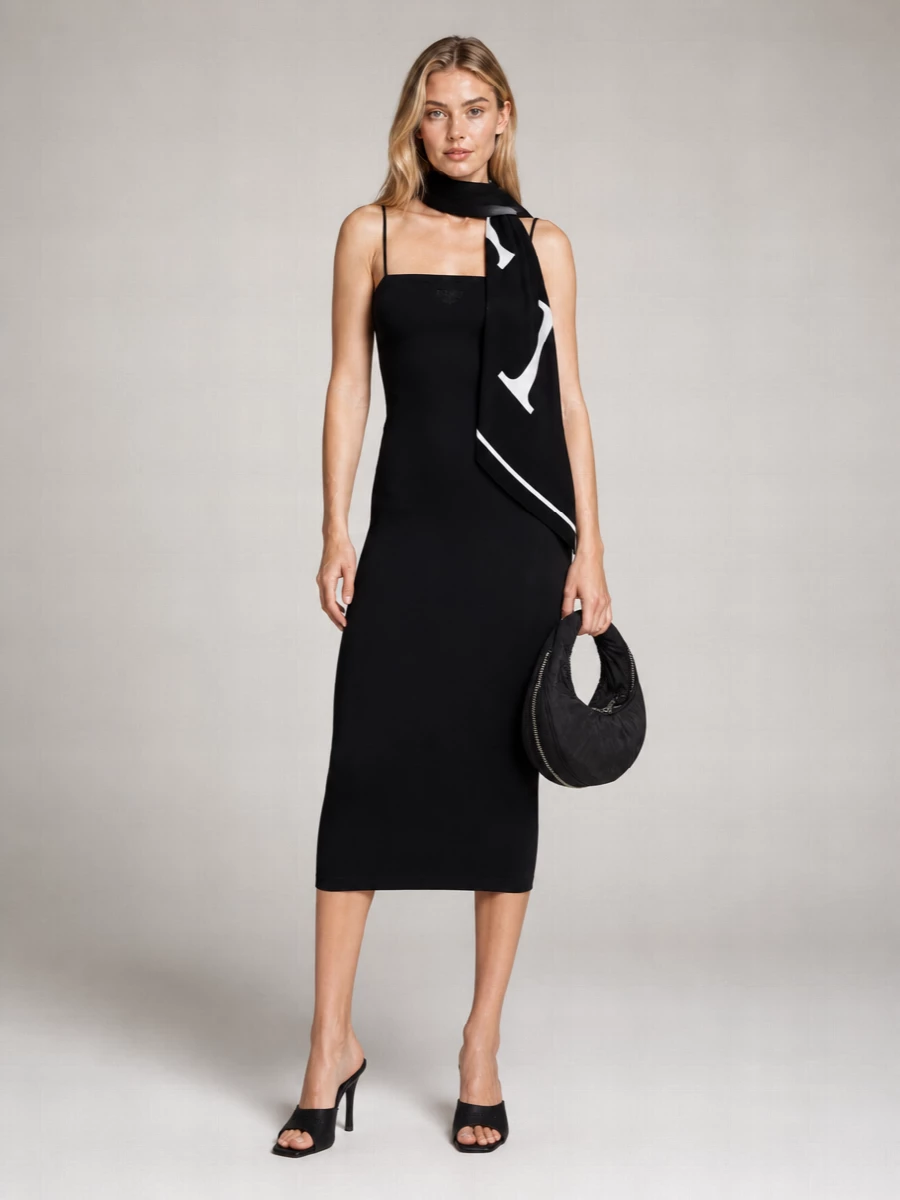 Alexander Wang Silk Slim-Fit Midi Slip Dress