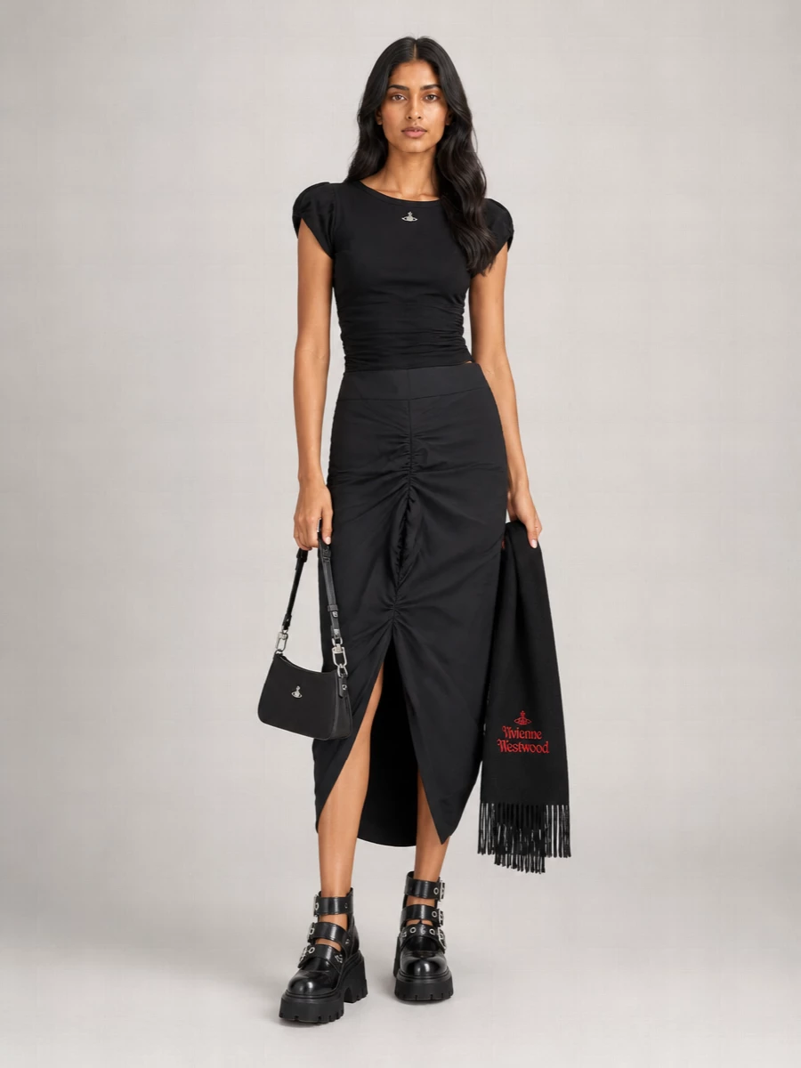 Vivienne Westwood Ruched Short-Sleeve Top
