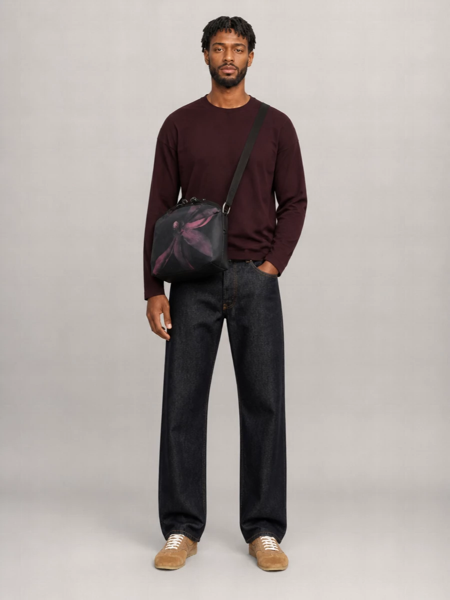 Dries Van Noten Leather Suede Low-Top Sneakers