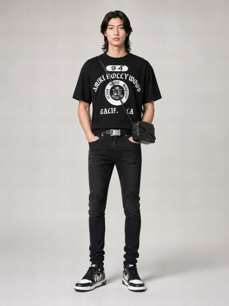 Amiri Oversized Cotton T Shirt