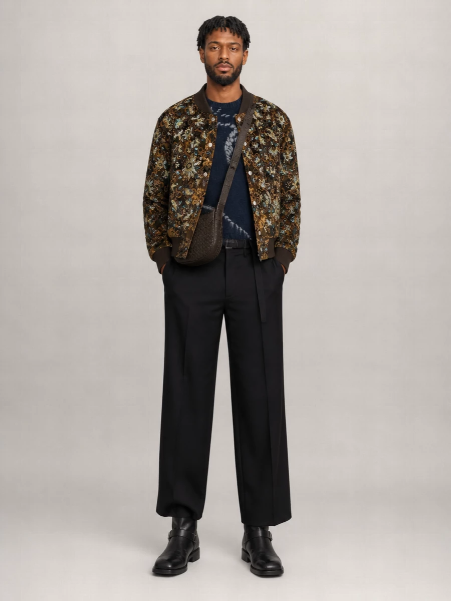 Dries Van Noten Leather Biker Boots