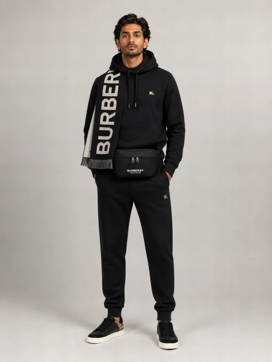 Burberry Cotton Track Pants